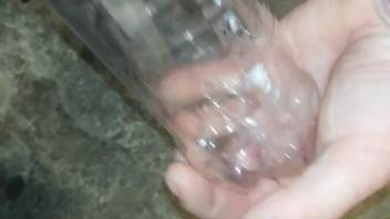 Guy with an uncircumcised dick craves an insect creeping into him